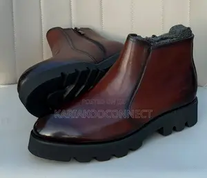 Zara Men's Leather Ankle Boots