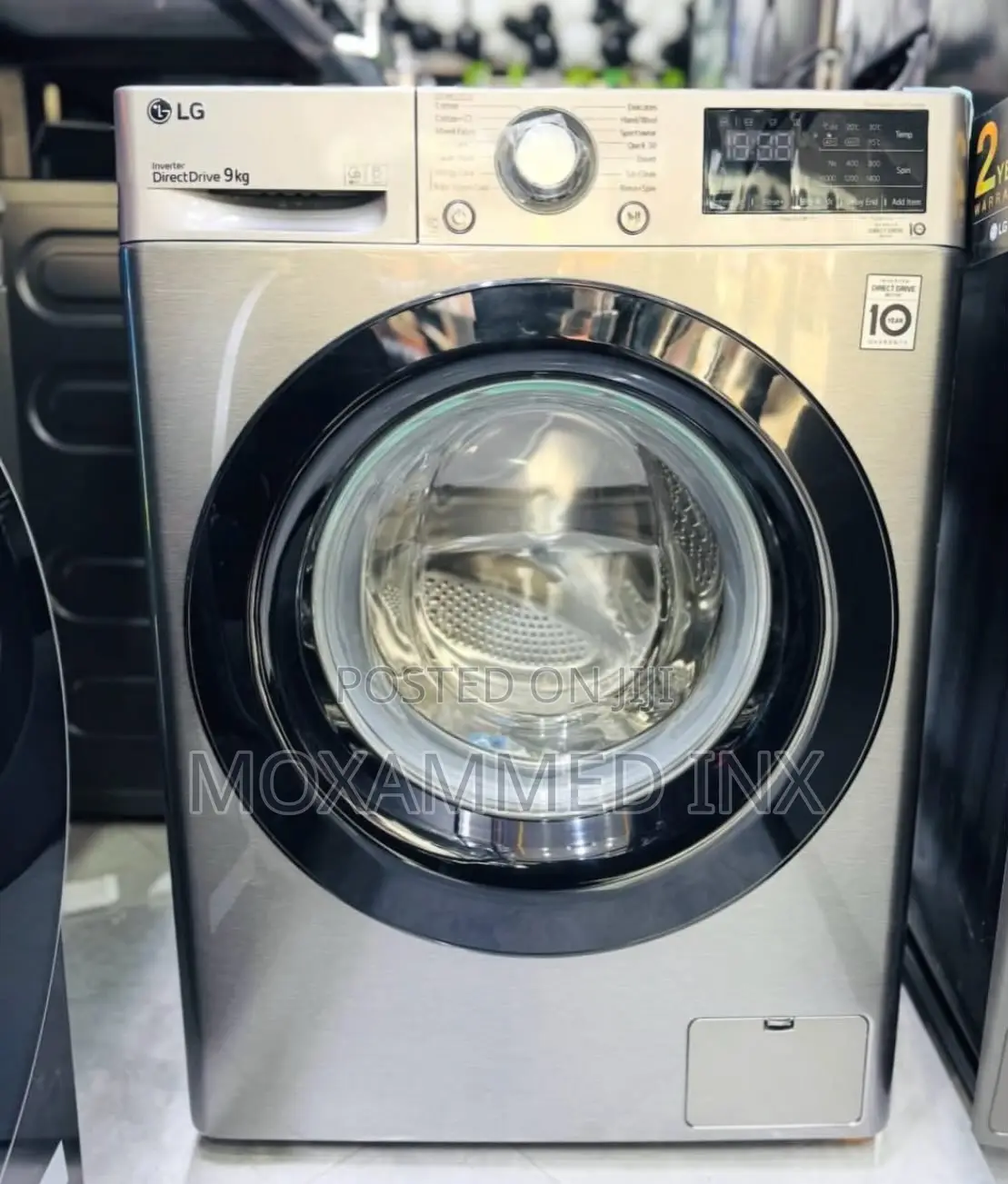 LG WASHING MACHINE 9KGAl Direct Drive (Al DD): Detects Weight And