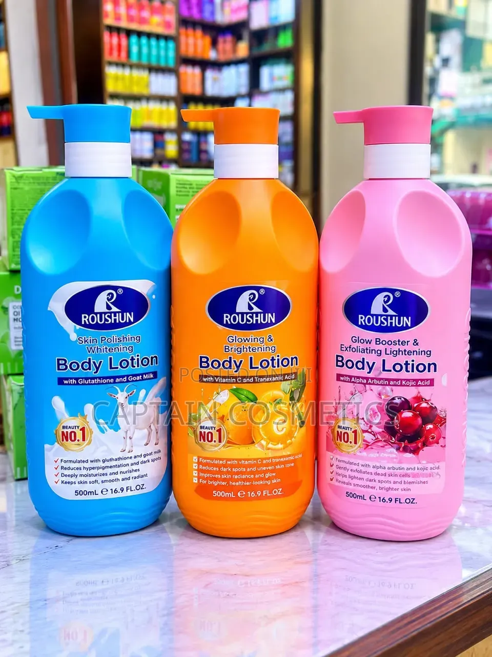 ROUSHUN Orange Body Lotion 500ml – Vitamin C