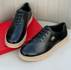Lacoste Men's Leather Lace-Up Sneakers