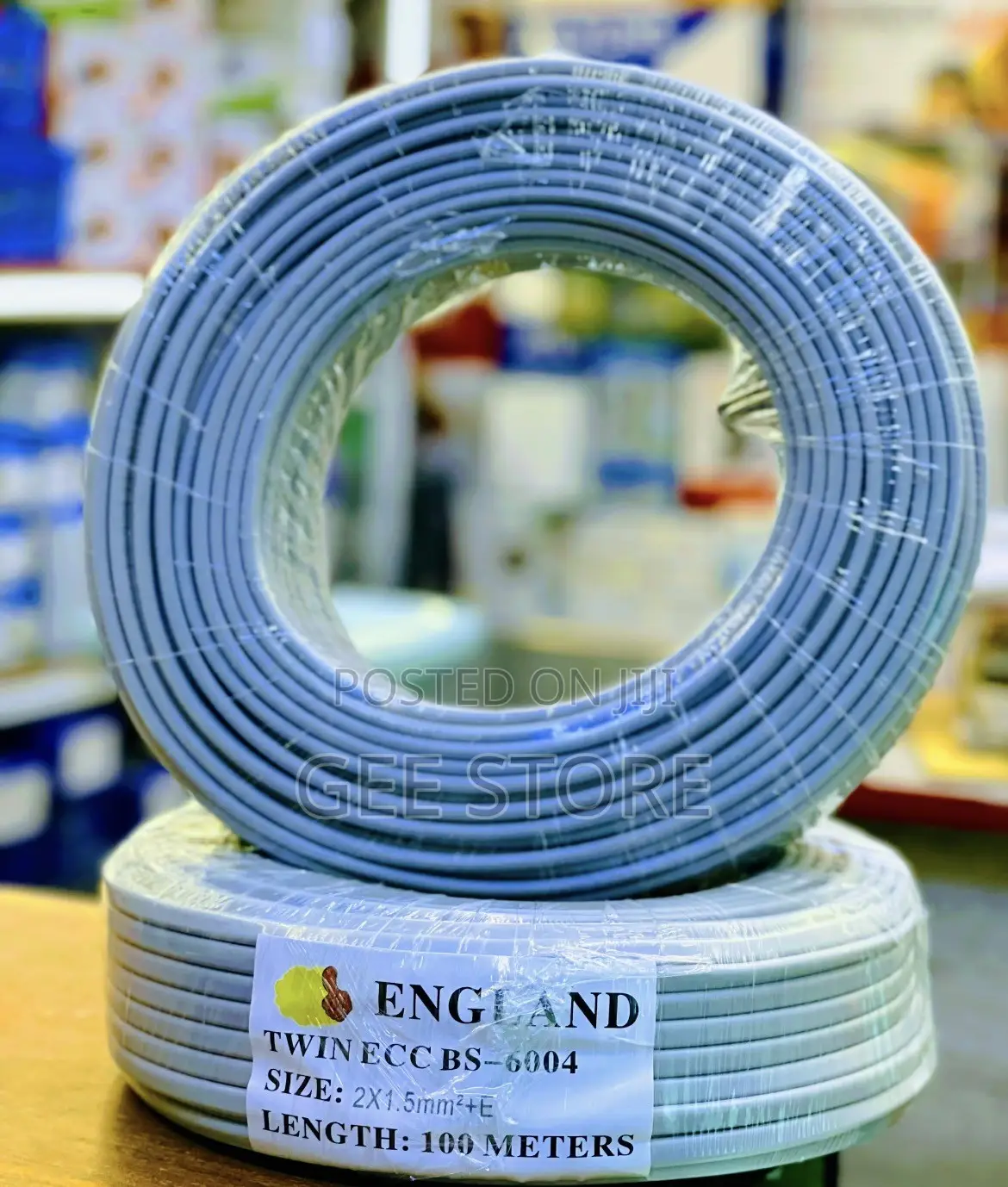 Roll of England Twin ECC BS-6004 Electrical Wire (Size 2x1.5mm2)