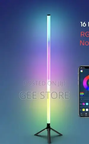 Smart RGB LED Corner Floor Lamp