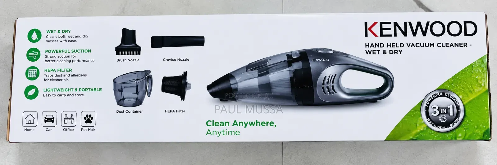 Kenwood Hand Held Vacuum Cleaner