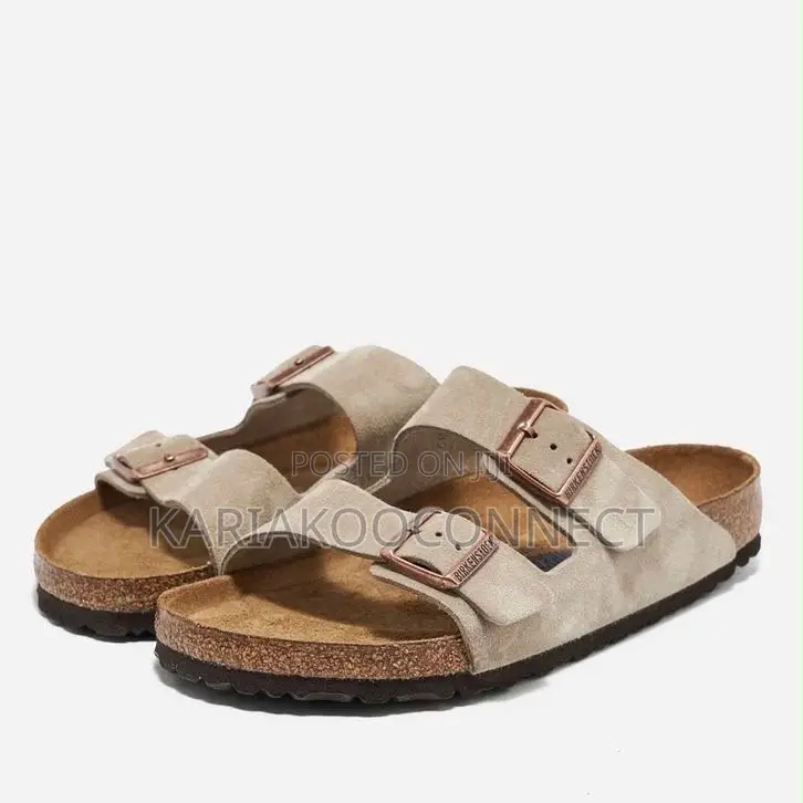 Birkenstock Men's Two-Strap Suede Sandals