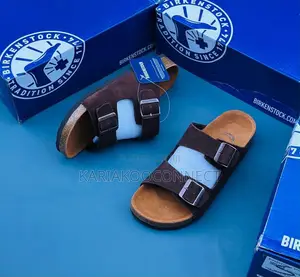 Birkenstock Men's Two-Strap Suede Sandals