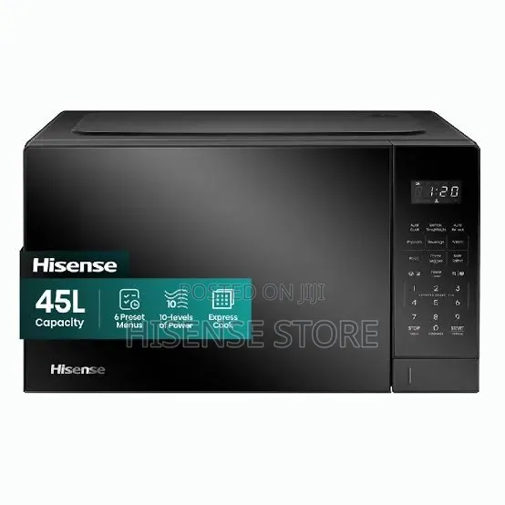 HHisense H45MOBS5XV | 45L Inverter Black Microwave