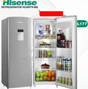 Hisense 177L Single Door Fridge + Water Dispenser | No Frost | Silver