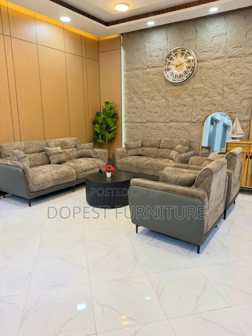 Double Frame Sofa Set