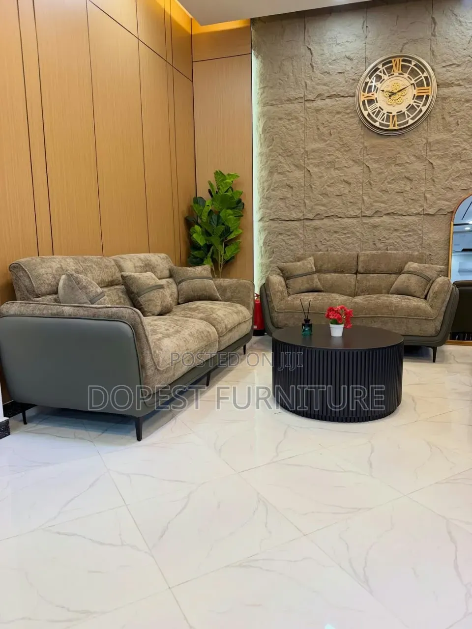 Double Frame Sofa Set