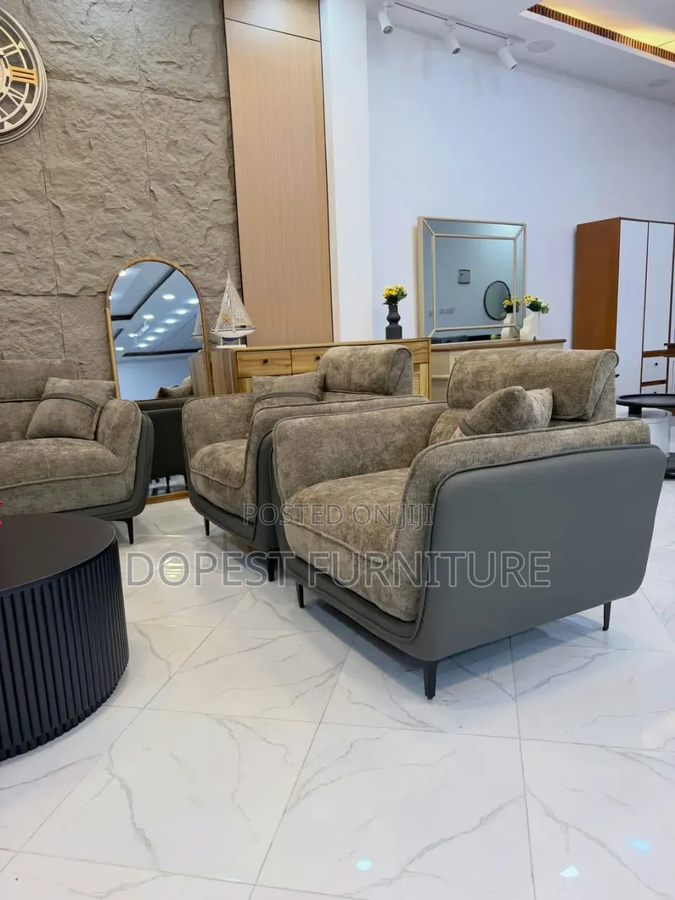 Double Frame Sofa Set