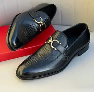 Gucci Men's Leather Horsebit Loafers