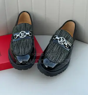 Louis Vuitton Men's Patent Leather Chunky Loafers