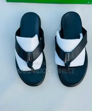 Timberland & Fendi Men's Leather Thong Sandals
