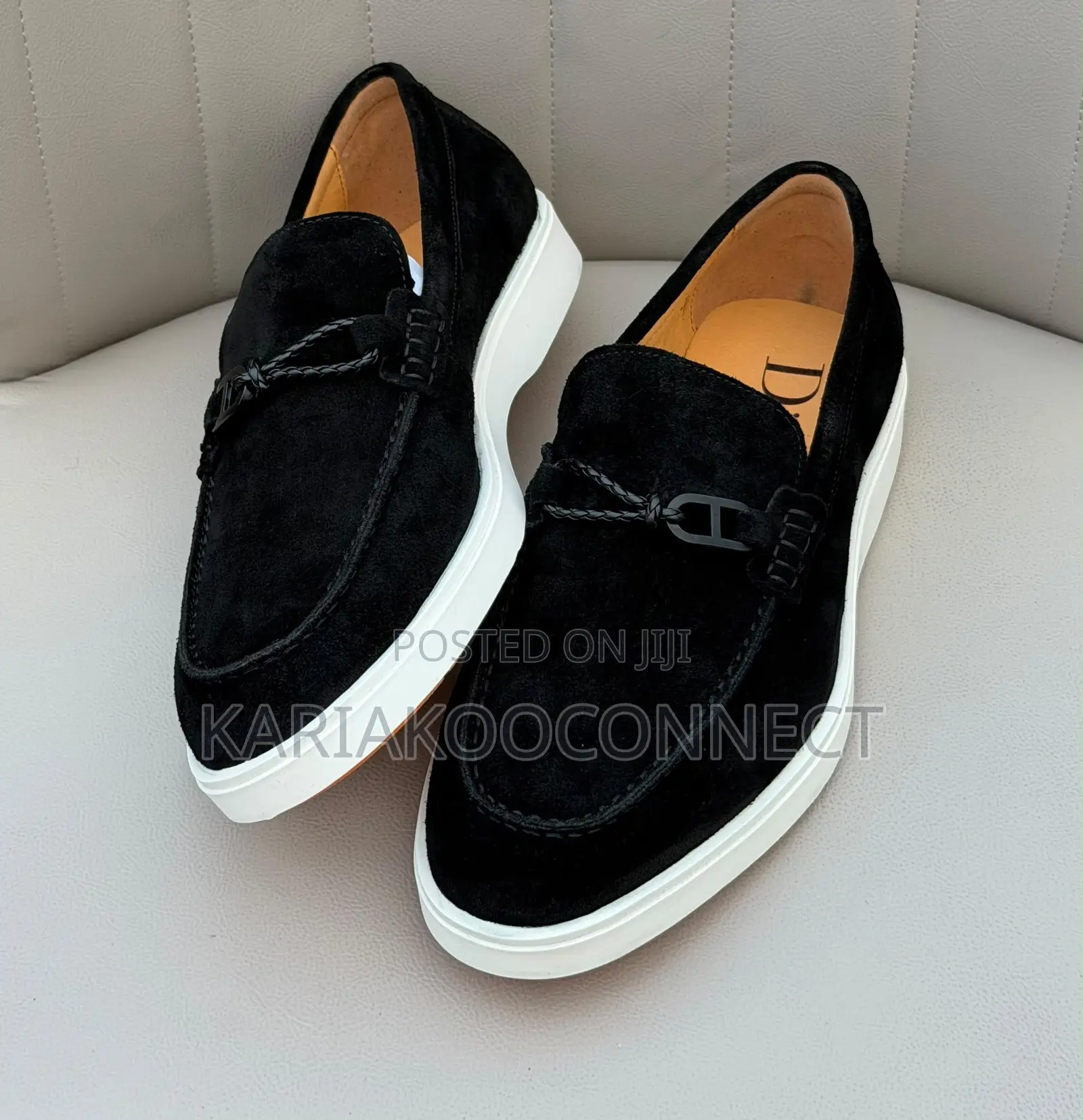 Dior Men's Suede Slip-on Loafers