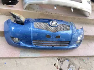 Blue Front Bumper Assembly for a Second-Generation Toyota Vitz /