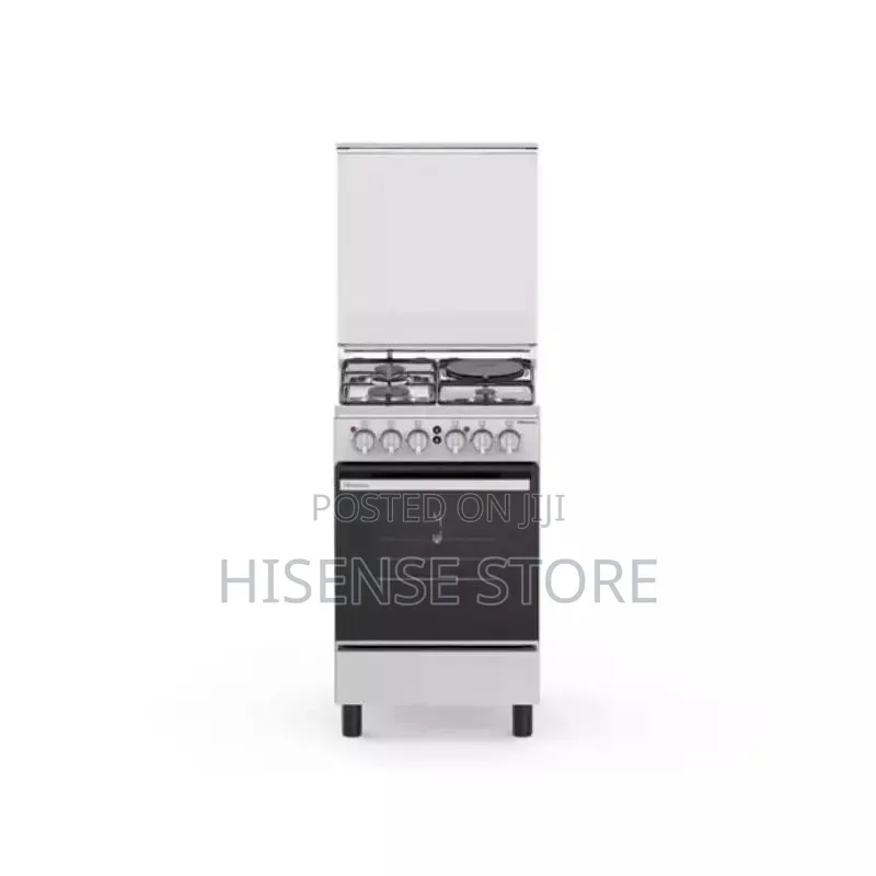 Hisense Hf531gees 50×55 Cm (3 Gas + 1 Electric Plate) Cooker