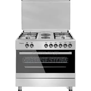 Hisense 90 X 60cm Cooker - 4 Gas Burners & 2 Electric Stove