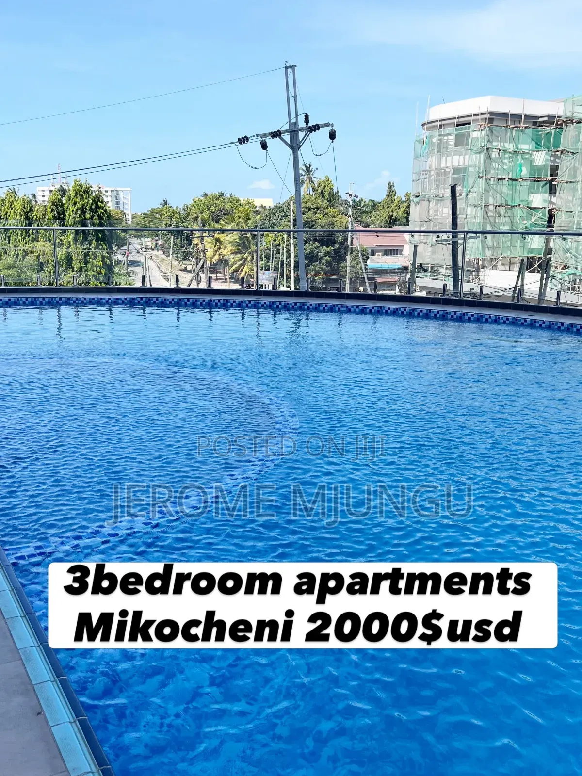 Furnished 3bdrm Apartment in Mikocheni for rent