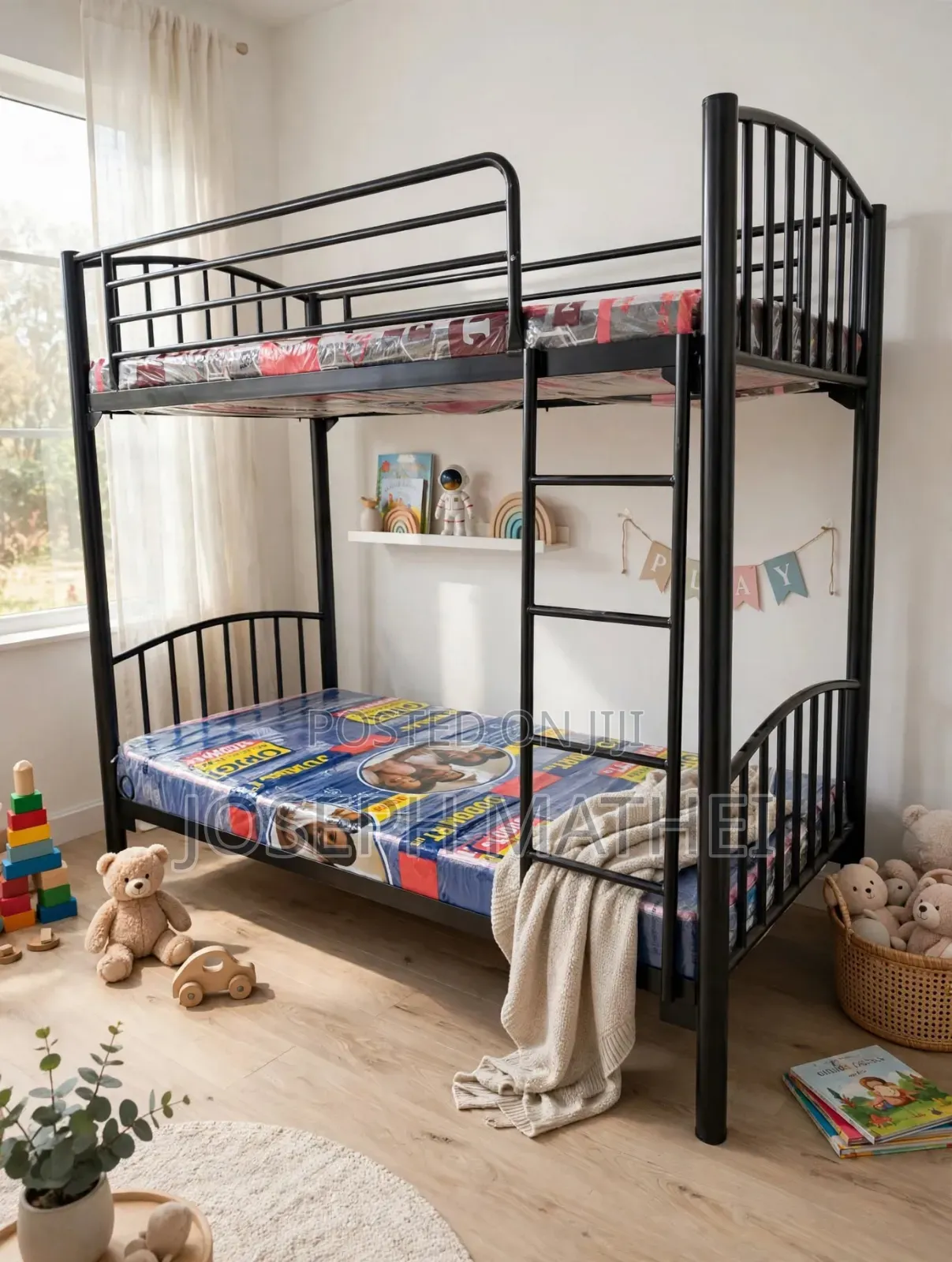 Bunk Bed 3/6 Metal Includ Mattress 3/6