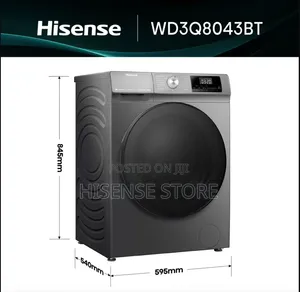 Hisense 8kg Wash & 5kg Dryer Front Load Fully Automatic Washing Machin