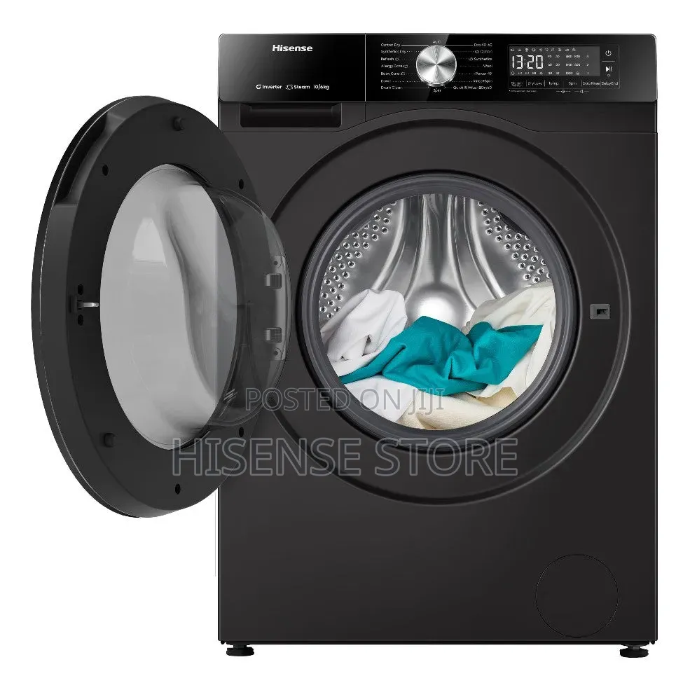 HISENSE Front Load, 10.5 Kg Automatic Washer and 6 Kg Dryer Machine