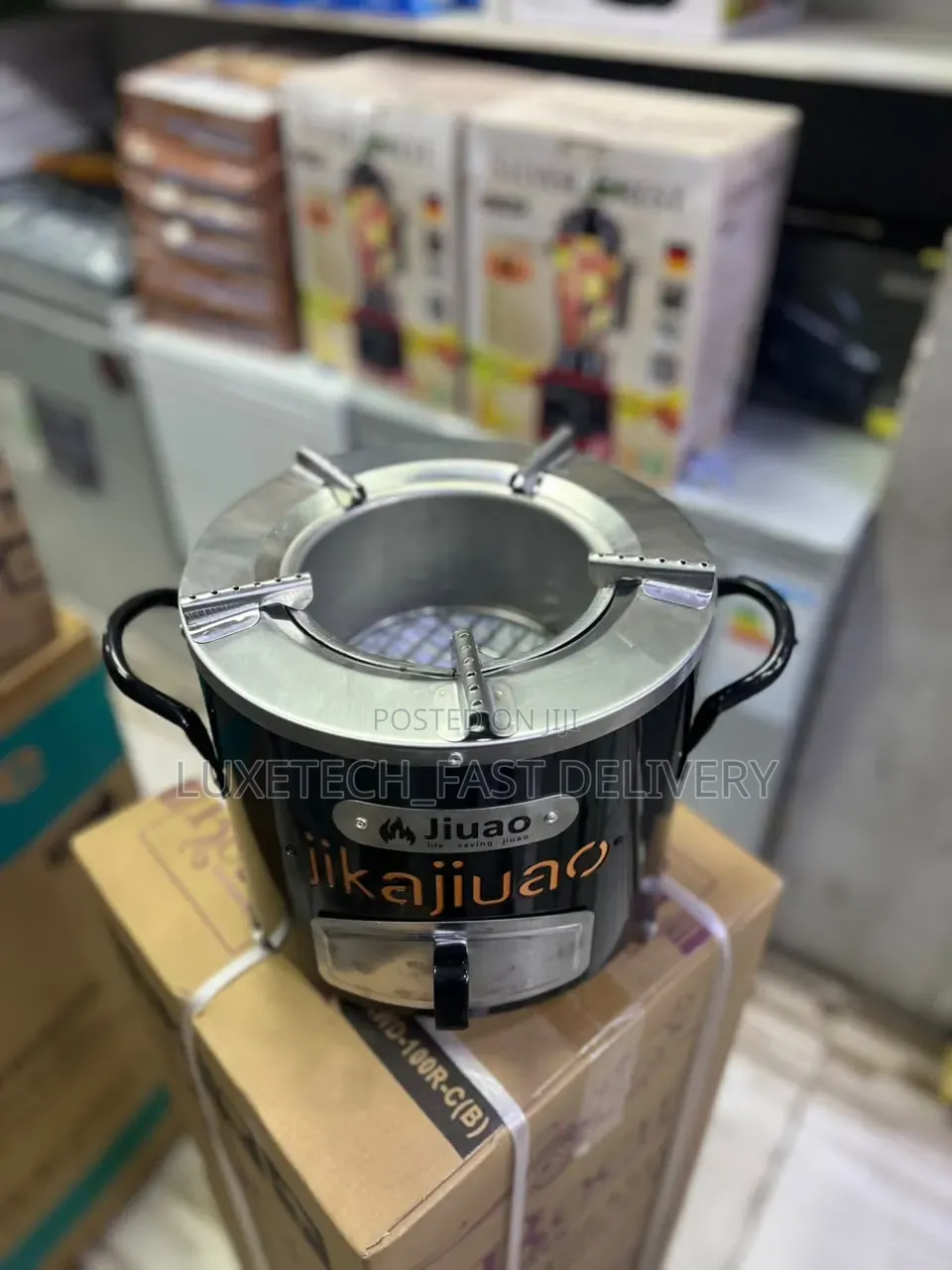 Charcoal Stove – Stainless Steel Jiko, Saves 60% Charcoal, Less Smoke