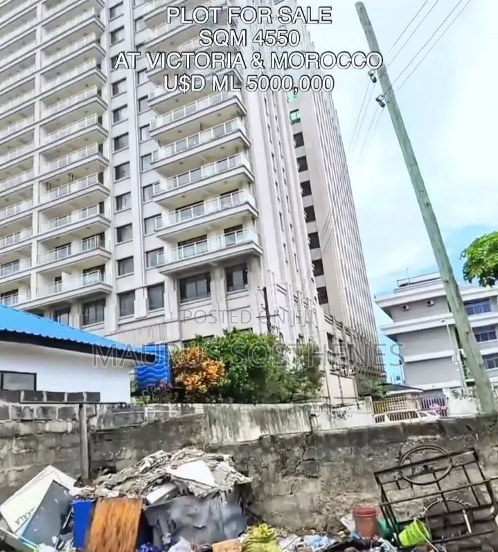 Residential Plot for Sale Usd 5,000,000 at Victoria Dar Es Salaam