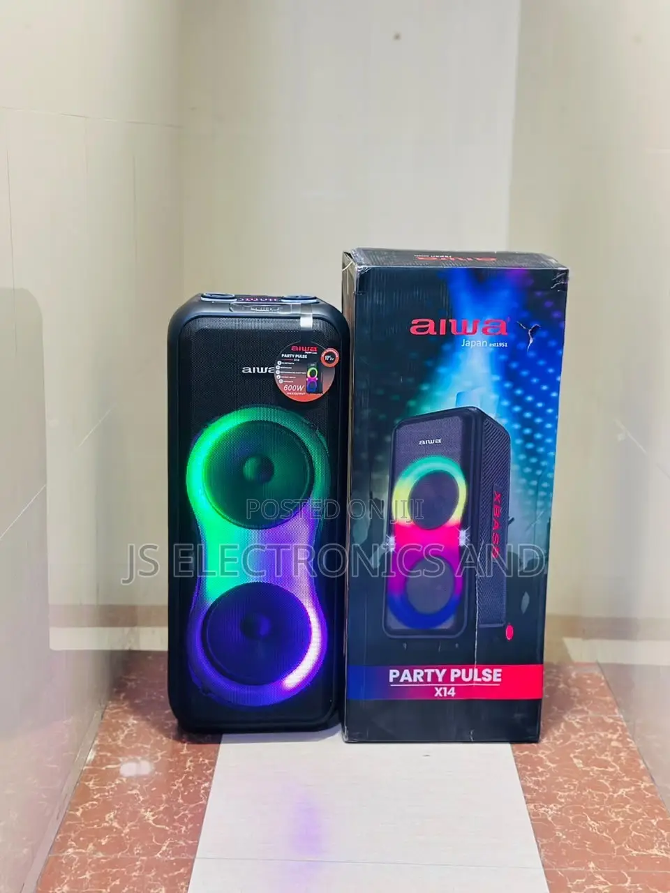 Aiwa Party Speaker X14 600W High Power Rechargeable