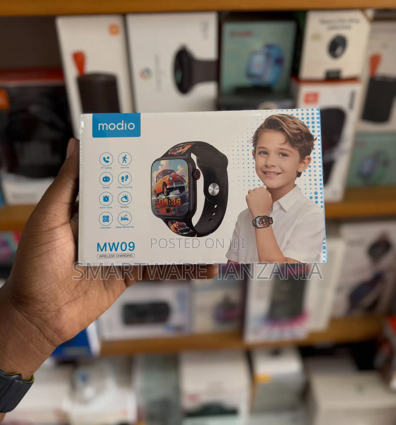 Modio Smartwatch MW09 for Kids, Touchscreen, Wireless Charging