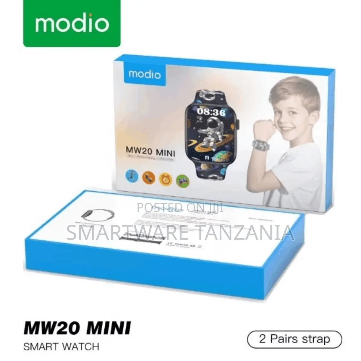 Modio MW20 Mini Smartwatch With 1.54-Inch Display, Wireless Charging