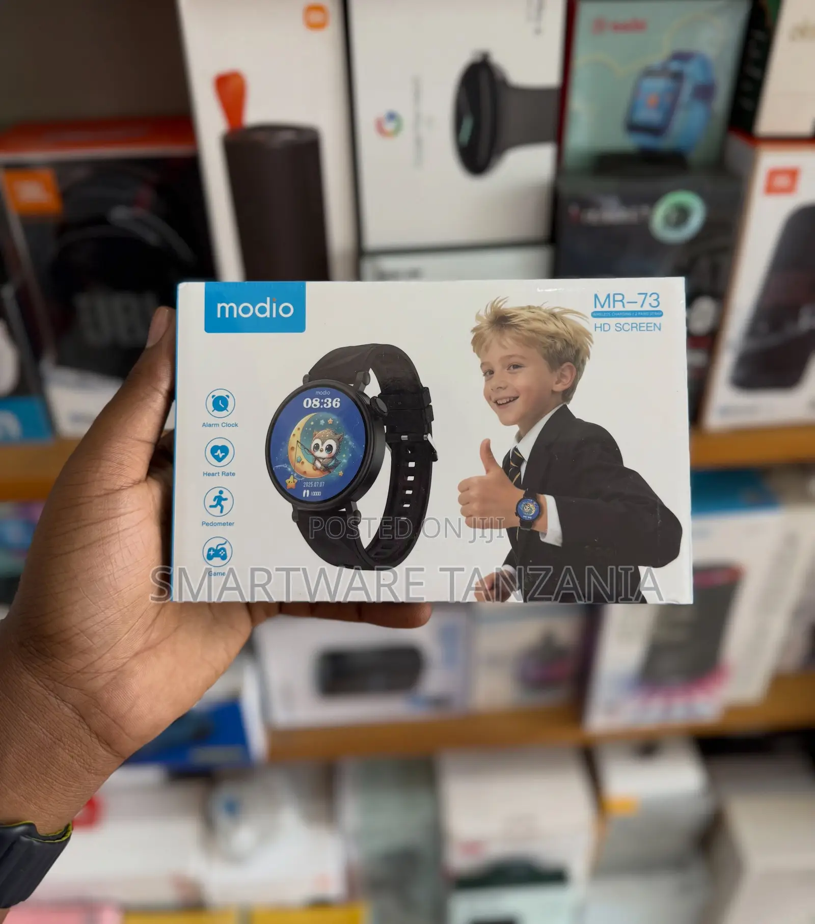 Modio MR-73 Smartwatch With HD Screen, Pedometer, Heart Rate Monitor