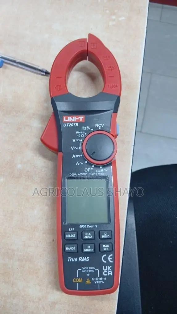 Uni-T 1000a True Digital Clamp Meter (Ut205e /Ut206b /Ut207b /Ut208b)