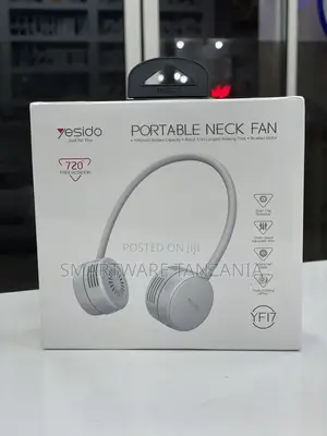 Yesido Neck Fan With 1000mAh Battery, 3.5H Runtime, Brushless Motor