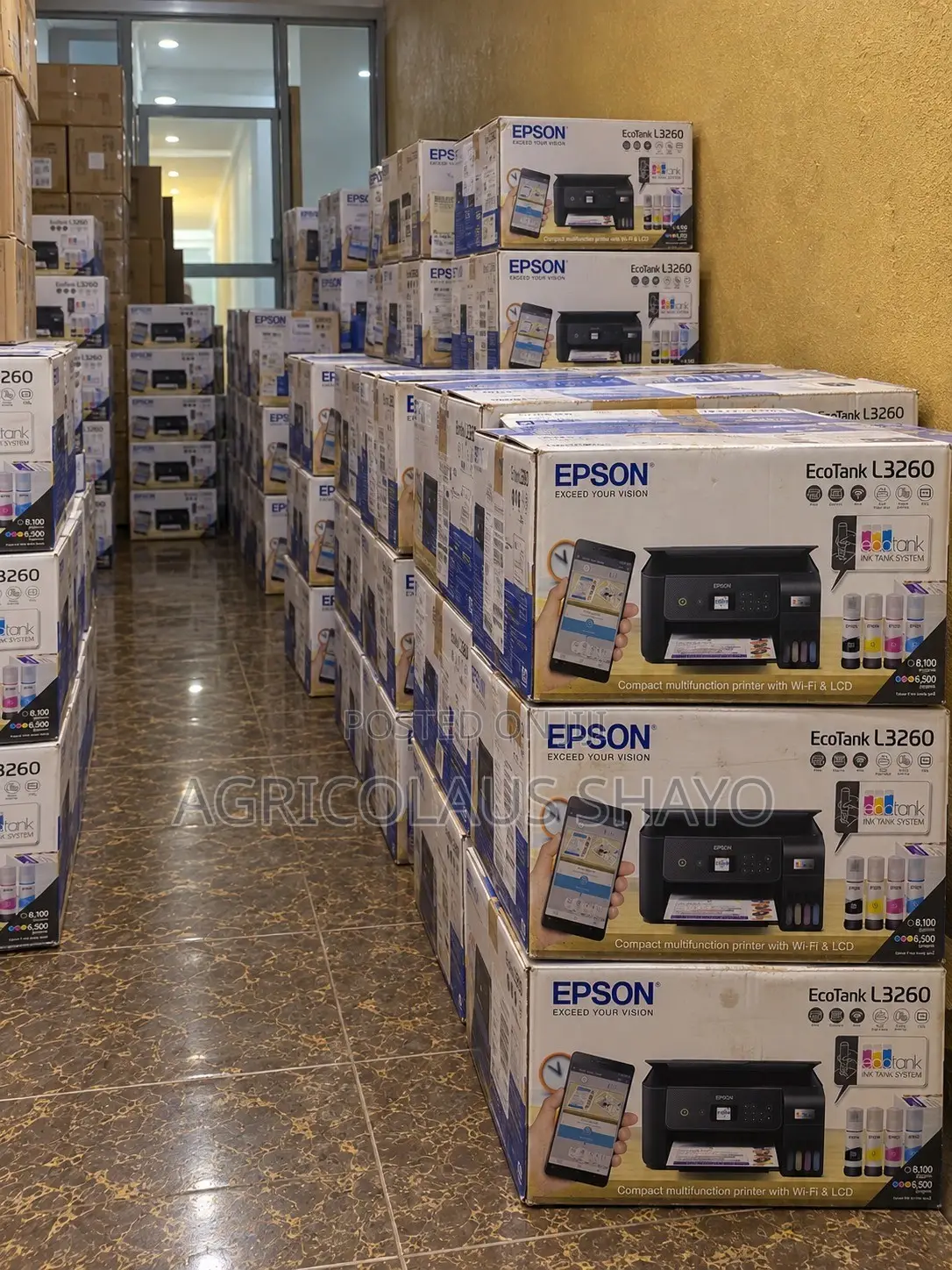 Epson EcoTank L3260 Wi-Fi All-in-One Ink Tank Printer – Print, Scan,