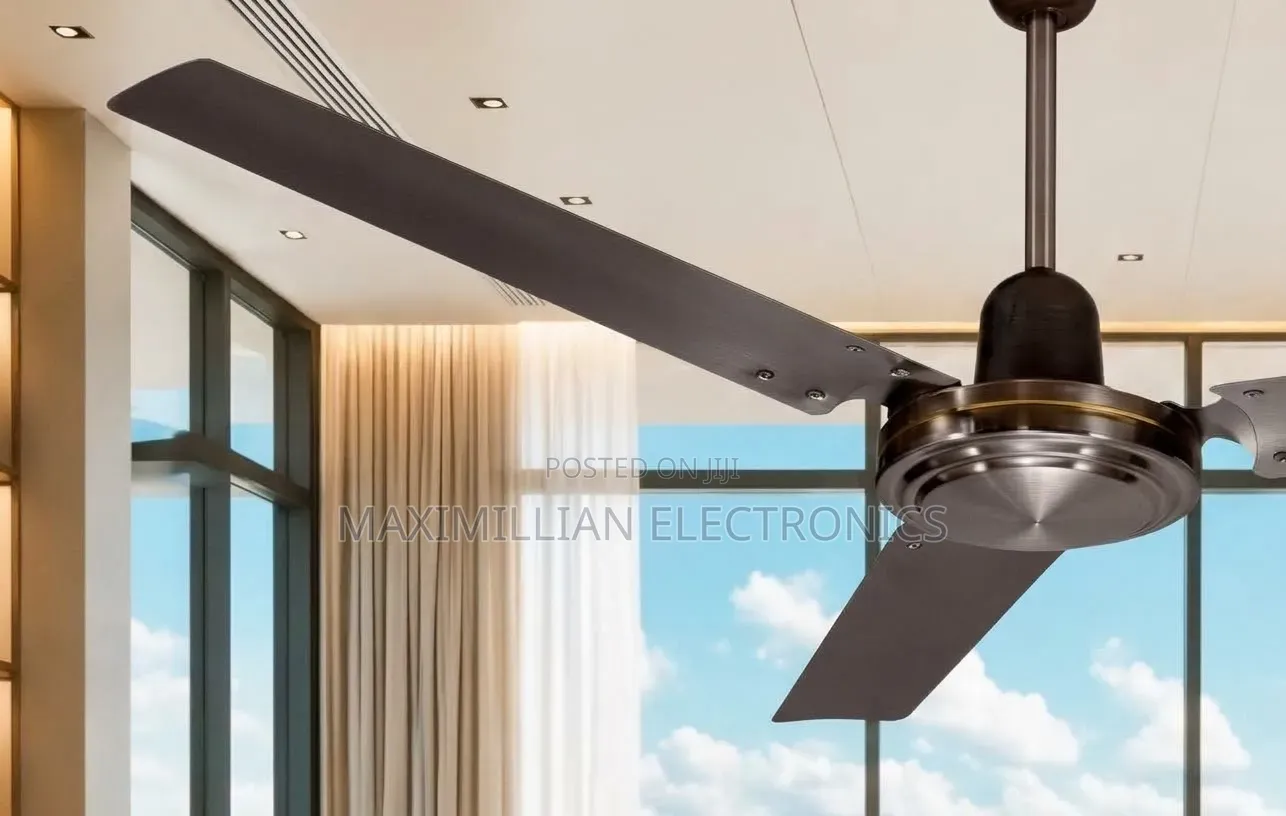 56-Inch Stainless Bronze Ceiling Fan