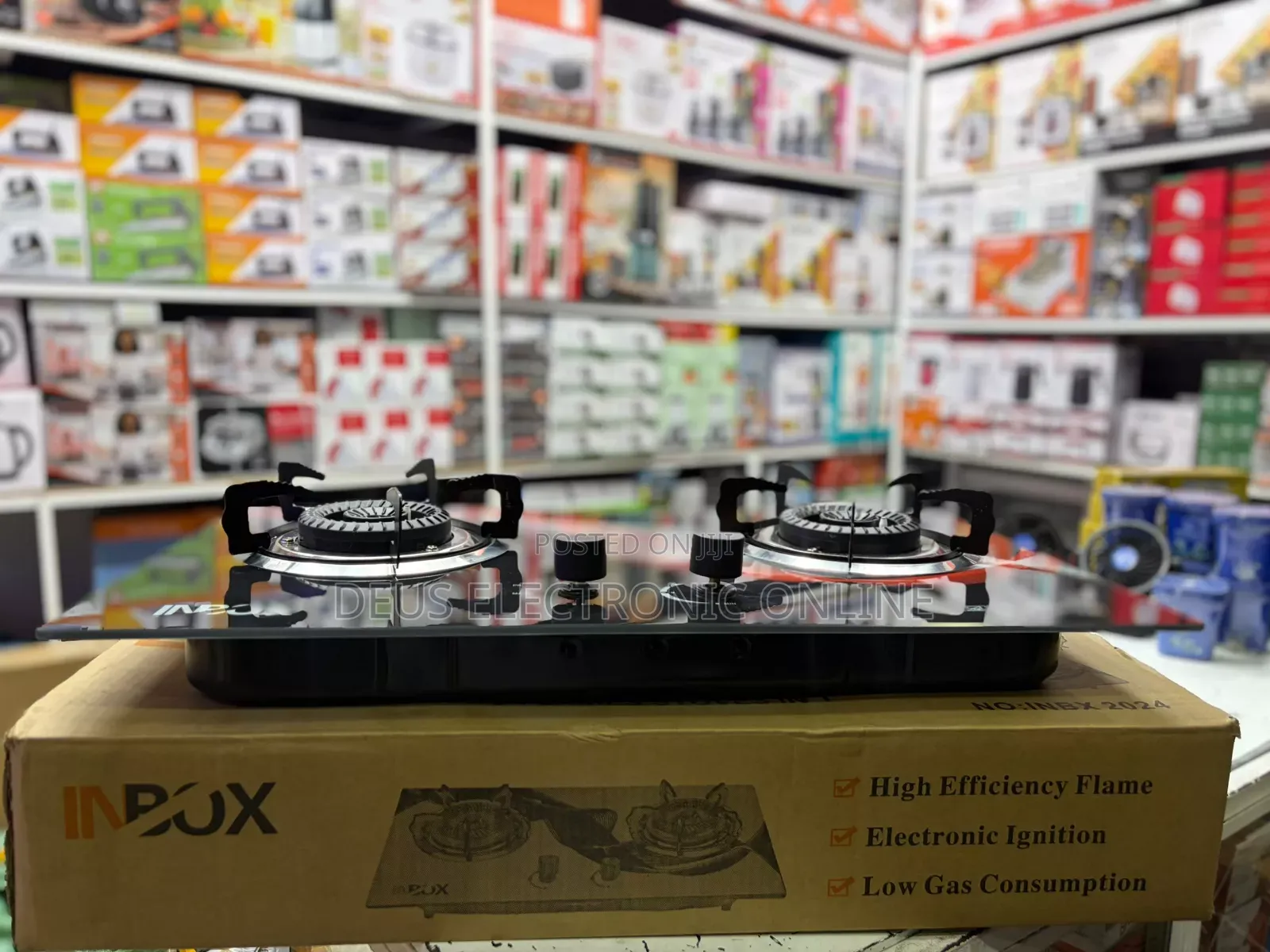 *Inbox Gas Stove 2Plate 135,000/-* Both Table Top and Built-In