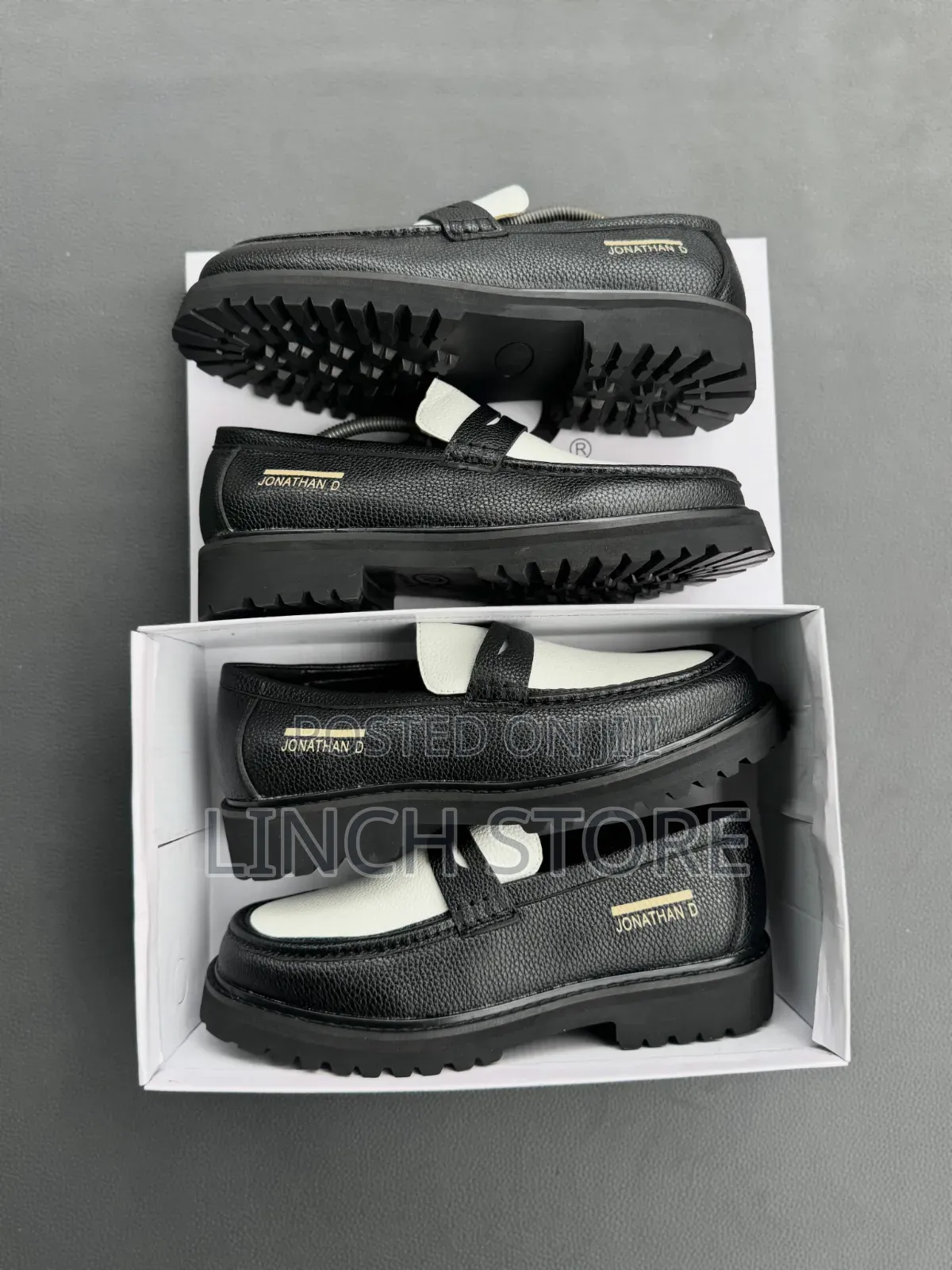 Jonathan D Pure Leather Loafers