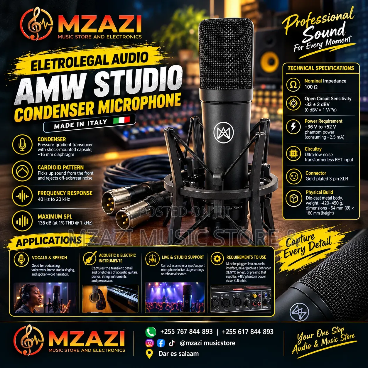 MWN Studio Condenser Microphone