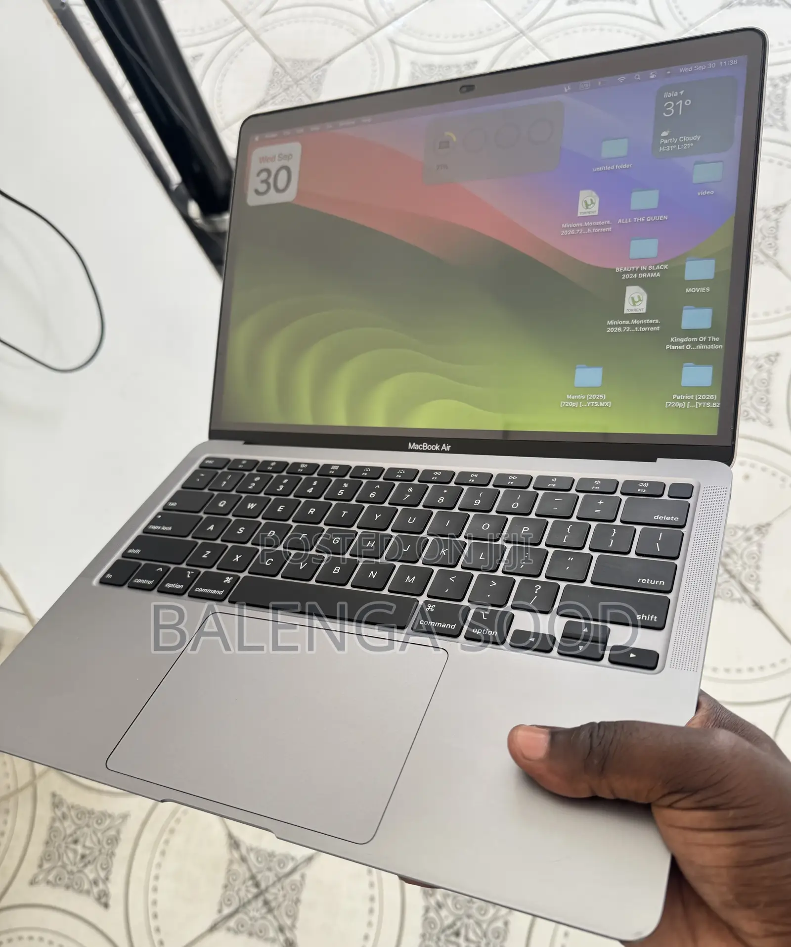 Laptop Apple MacBook Air 2020 8GB Intel Core i3 SSD 256GB
