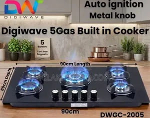 Full Gas 5 Build in Cooker Cooktop