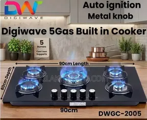 Full Gas 5 Build in Cooker Cooktop