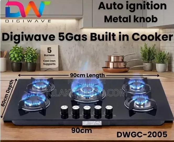 Full Gas 5 Build in Cooker Cooktop