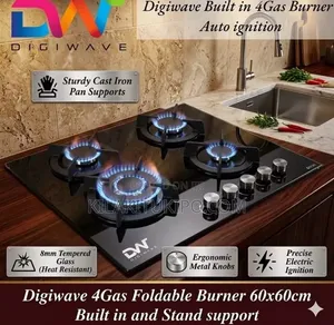 4 Gas Burner Digiwave Full Gas Cooker