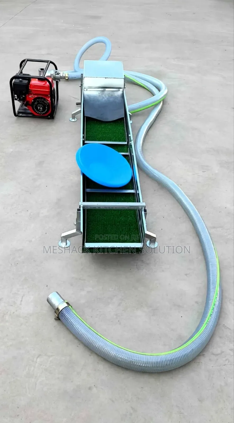 Mashine Ya Kuchuja Dhahabu (Sluice Box) Na Pampu Ya Maji 7.5HP