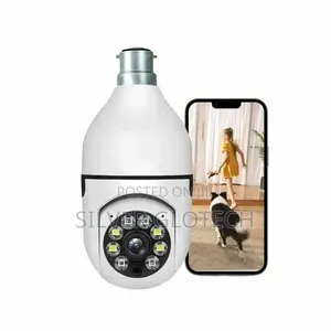 360° Smart Light Bulb Security Camera With Night Vision