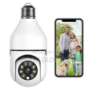 Smart Security Bulb Camera With Motion Detection and Alerts
