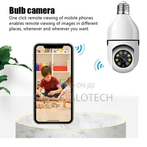 Wi-Fi Light Bulb Camera With Two-Way Audio