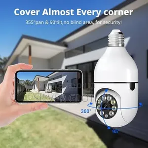 Wireless 1080P HD Bulb Security Camera for Indoor Monitoring