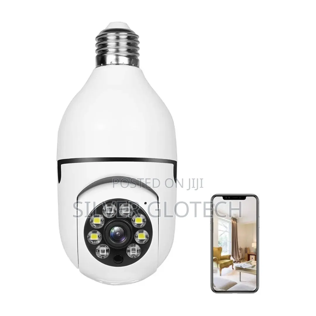 Smart Bulb Camera With Remote Viewing via Smartphone