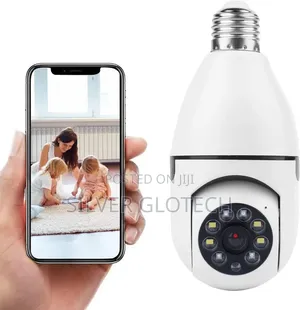 Easy-to-Install Wi-Fi Security Camera With LED Light